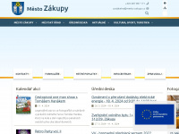 zakupy.cz Webseite Vorschau