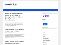 aspireusa.net Webseite Vorschau