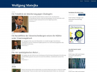 wolfgang-matejka.com Webseite Vorschau