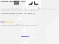 tridimens.ch Webseite Vorschau