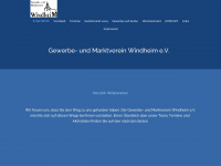 gewerbe-und-marktverein-windheim.de Webseite Vorschau