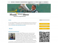 musikuebersmeer.ch Webseite Vorschau