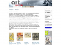 joseph-urbach.com Webseite Vorschau