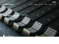create-music.info Webseite Vorschau