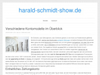 harald-schmidt-show.de Webseite Vorschau