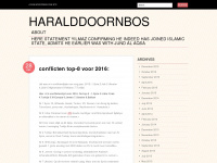 haralddoornbos.wordpress.com Webseite Vorschau