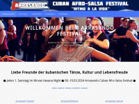 arrasandofestival.de Webseite Vorschau