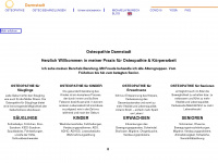 wunsch-osteopathie.de Webseite Vorschau