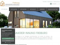 zimmererinnung-freiburg.de Webseite Vorschau
