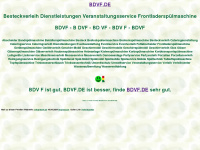 bdvf.de Webseite Vorschau