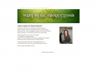 westmusic.ch Webseite Vorschau
