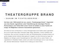 theatergruppe-brand.de Webseite Vorschau