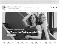 mode-kraeft.de Webseite Vorschau
