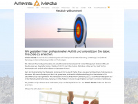 artemis-media.de Webseite Vorschau
