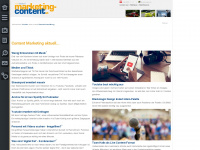 marketing-content.at Webseite Vorschau