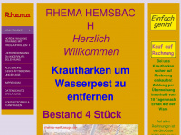 wasserpest.com Webseite Vorschau