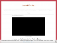 izumi-fuchs.de Webseite Vorschau