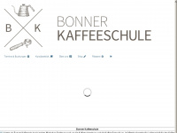 bonner-kaffeeschule.de Webseite Vorschau