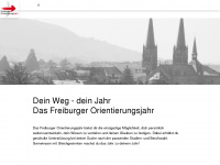 freiburger-orientierungsjahr.de Webseite Vorschau