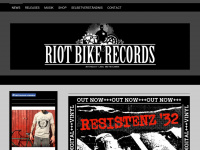 riotbikerecords.net Webseite Vorschau