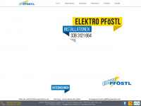 elektro-pfoestl.it Webseite Vorschau