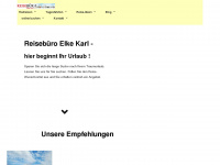 reisebuero-karl.de Webseite Vorschau