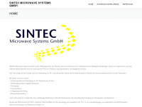 sintec-mw.de Webseite Vorschau