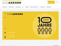 durakkord.de Webseite Vorschau