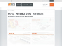 kk-tapes.com Webseite Vorschau