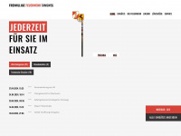 feuerwehr-tamsweg.at Webseite Vorschau