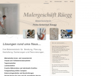 malermeisterin-ruegg.ch Webseite Vorschau