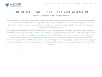 wanda-multimedia.ch Webseite Vorschau