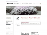 ossiblock.wordpress.com Webseite Vorschau