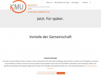 kmu-plattform.eu Webseite Vorschau