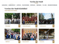 traditionsvereine-kitzbuehel.at Webseite Vorschau