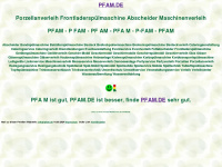 pfam.de Webseite Vorschau