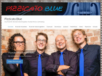 pizzicato-blue.de Webseite Vorschau