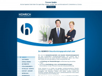 heinrich-steuerberater.com Webseite Vorschau