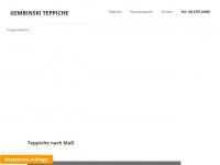 gembinski-teppiche.com Webseite Vorschau