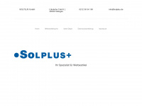 solplus.de Webseite Vorschau