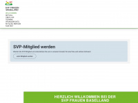 svp-frauen-bl.ch Webseite Vorschau