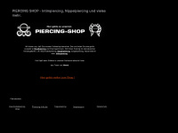 piercing-shop.at Webseite Vorschau