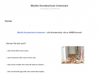 mobile-hundeschule-untermain.de Webseite Vorschau