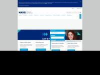 hays.com.au Webseite Vorschau