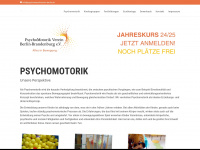 psychomotorikverein-berlin.de Webseite Vorschau