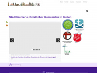 kirche-guben.de Webseite Vorschau