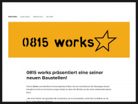 0815-works.com Webseite Vorschau