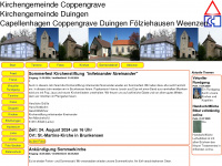 kirche-coppengrave.de Webseite Vorschau