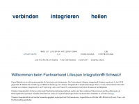 lifespanintegration.ch Webseite Vorschau