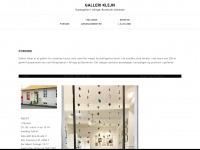 galleriklejn.dk Webseite Vorschau